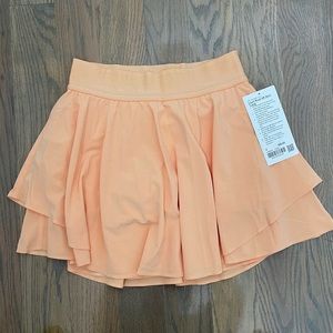 NWT Court Rival High rise skirt *long in Summer Glow